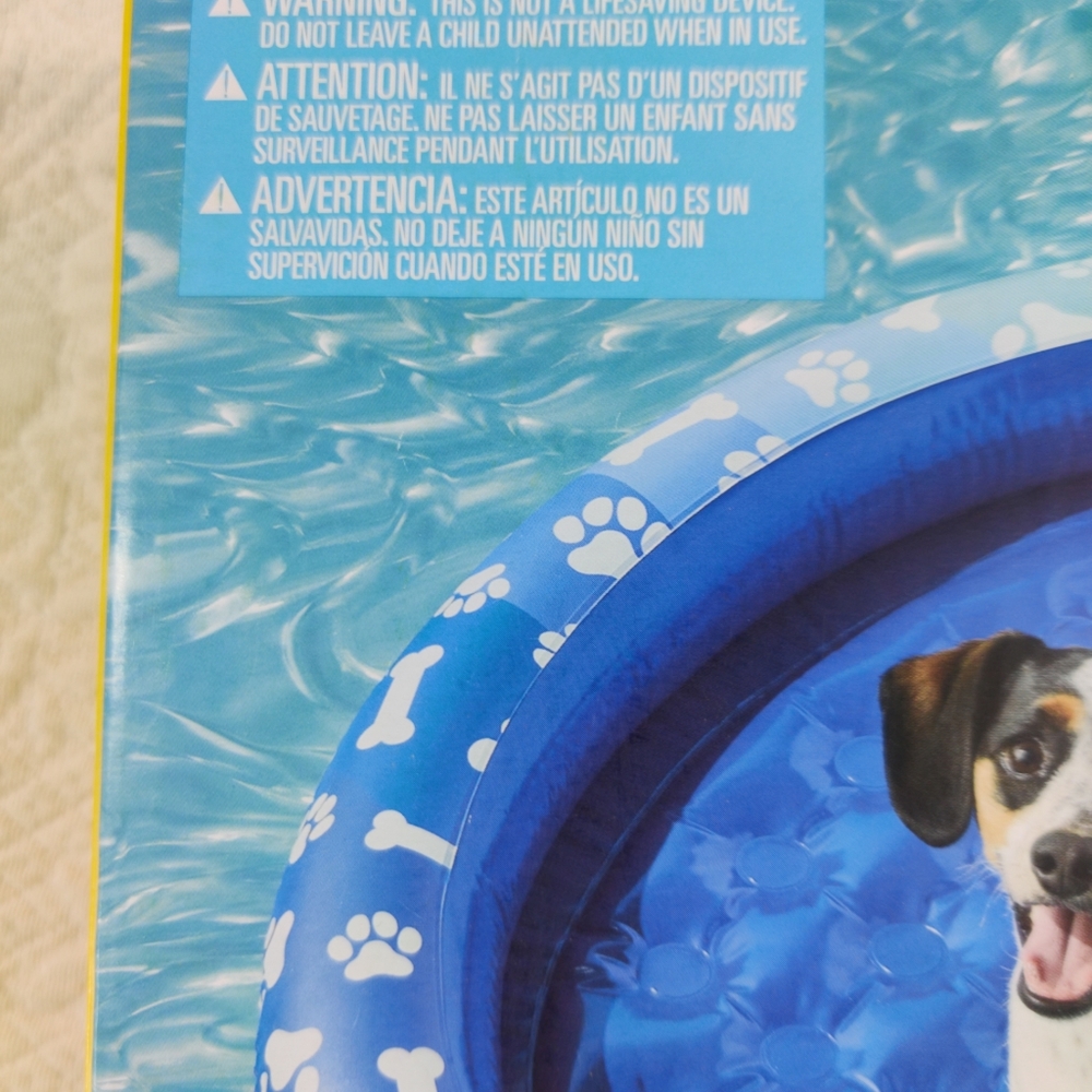 Inflatable Puncture Resistant Puppy Dog Floating Pool Pet Float 36" X 28" New - Picture 5 of 10